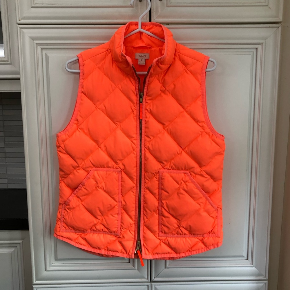 EUC J Crew women’s down & feather puffer Excursion vest